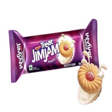Britannia Jim Jam Biscuit, 92Gm, 24 Pieces Per Carton